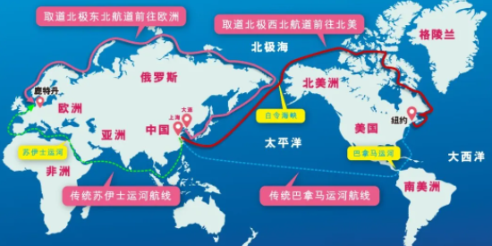 避開紅海，中國集裝箱海運船開辟北極新航線